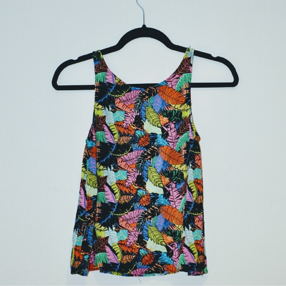 TROPICAL CROP TOP